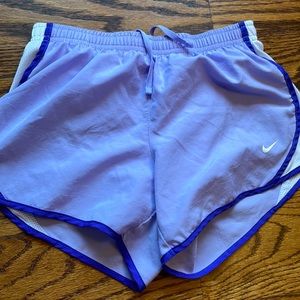 purple nike girls shorts
